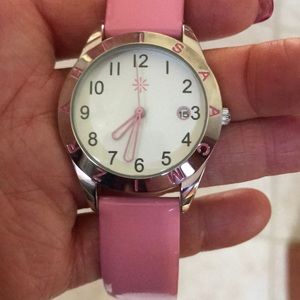 Isaac Mizrahi Watch with Leather Band